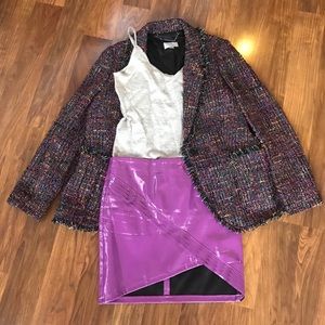 Pure Collection sparkling tweed blazer